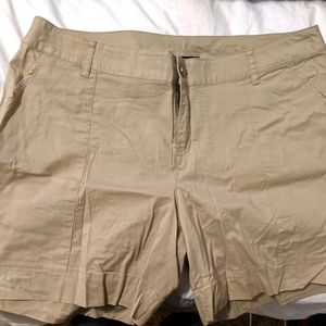Tan Lane Bryant shorts